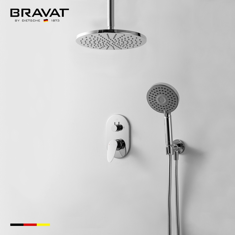 Bravat-New-Chrome-Round-Shower-head-Ceilin